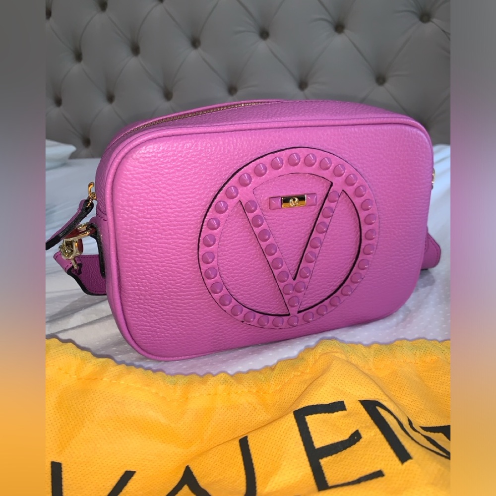 Valentino by Mario Valentino Mia Studded Crossbody Bag - Picture 9 of 16